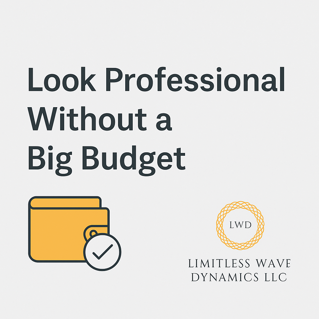 Myth – You Need a Big Budget to Look Professional