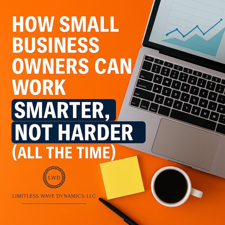 How Small Business Owners can work Smarter, not Harder (all the time)