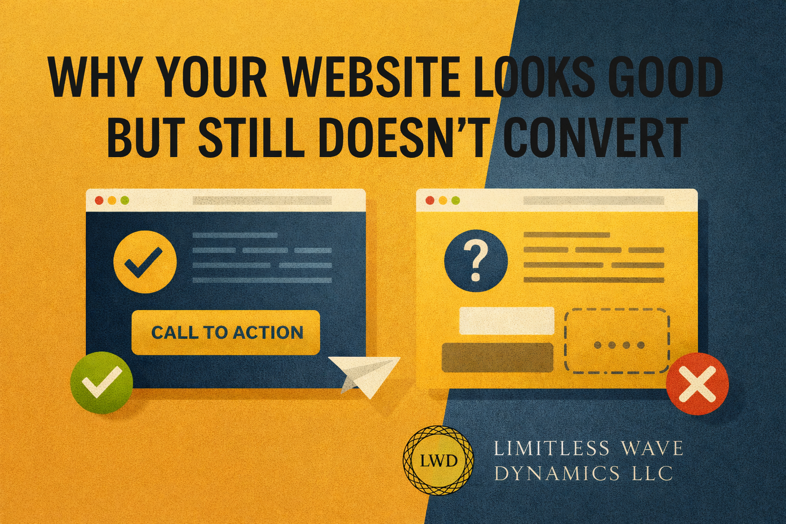 Why Your Website Looks Good But Still Doesn’t Convert